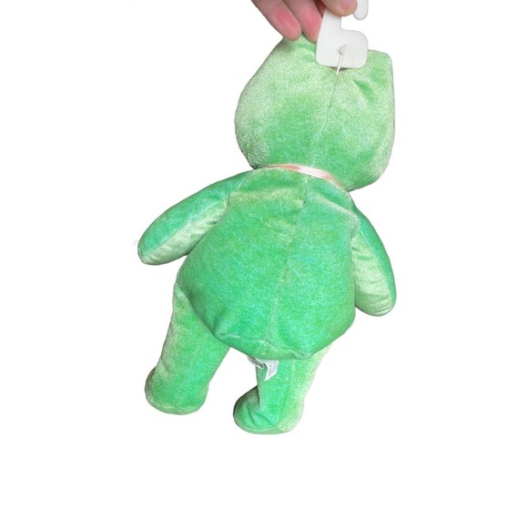 Kellytoy Beanpals SOFT GREEN FROG 14" Bean Bag STUFFED ANIMAL Toy Plush - Picture 3 of 5